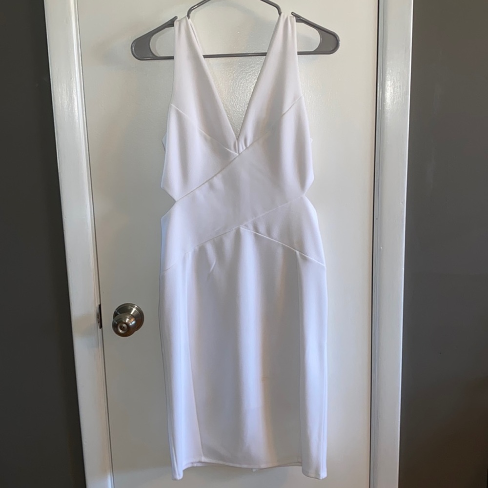 White Cutout Dress